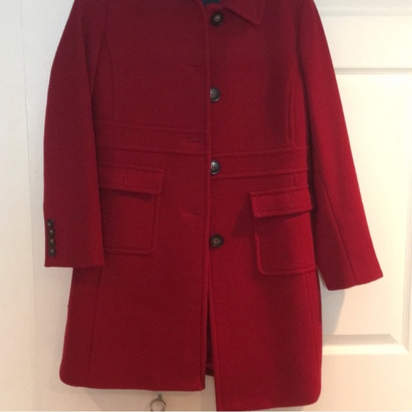 TALBOTS RED COAT - Picture 2 of 7